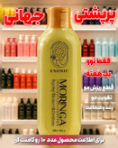 شامپو موی سر حاوی روغن مورینگا پرپشت کننده مو برند اکسونیک 300 میل
